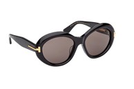 Tom Ford FT1328-F (01A) Sunglasses – Black Acetate